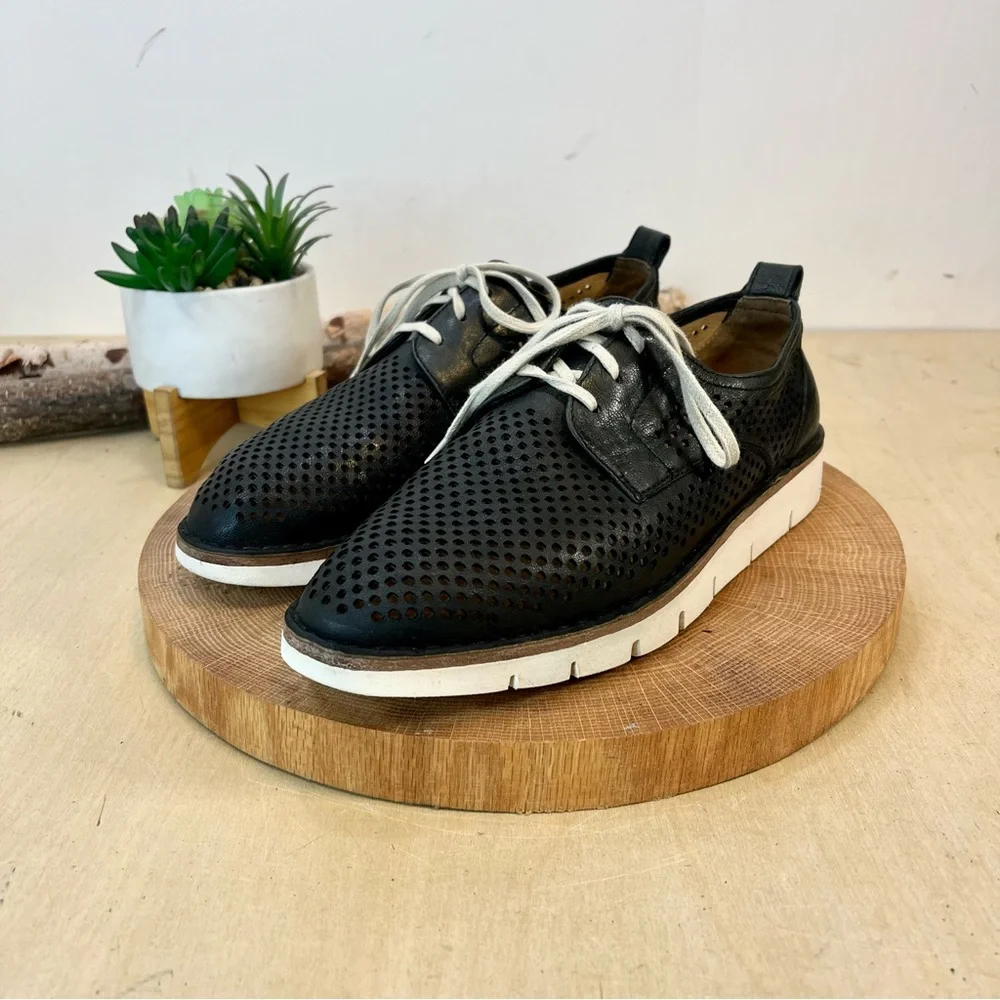 Trask | Lena Perforated Leather Sneakers Size 38/7.5 - Picture 7 of 16